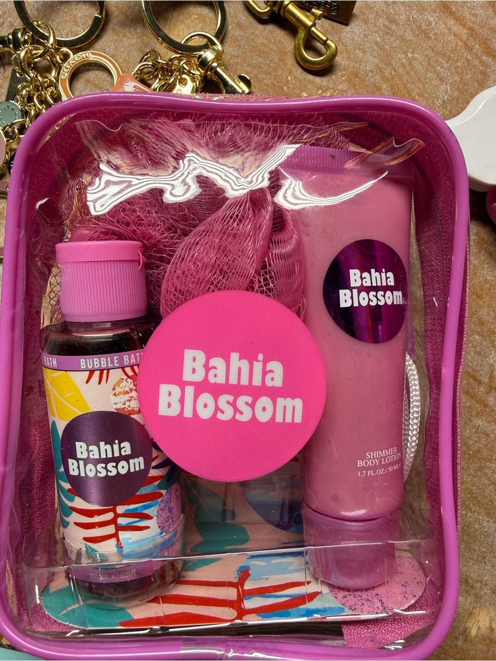 Pink Bath & Body Gift Set